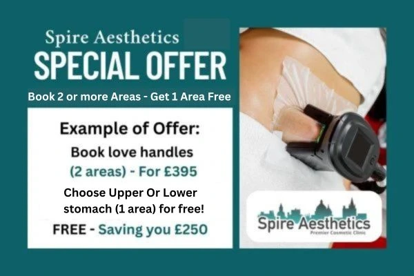 Fat Freezing Promotion Bletchley from Spire Aesthetics - Book Today!