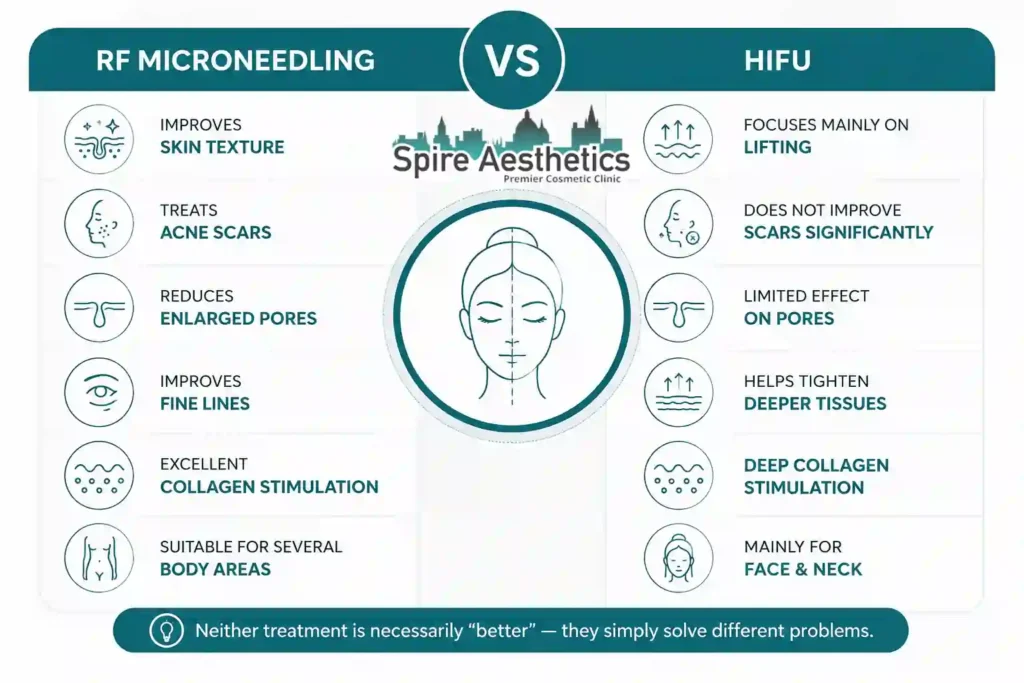 RF Microneedling vs HIFU: Which Treatment Gives Better Results Bletchley?